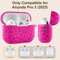 thumbnail image 6 of Comvin Compatible with AirPods Pro 3 Case Cover(2025), Soft Leopard Engraved Silicone Case for Apple Airpods Pro 3rd Generation (2025), 6 of 9