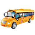 thumbnail image 2 of School Bus Toy Car Toy Simulation Bus Model with Sounds and Lights for Kids, 2 of 7