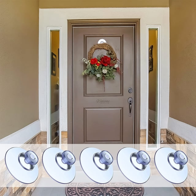 Advancent 40 Uds. Almohadillas con ventosas de plástico fáciles de pegar y quitar sin ganchos Ventosas de plástico fáciles de limpiar Suministros de limpieza para el hogar