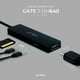 thumbnail image 2 of HUB Acteck GATE 5 DH640 Multipuerto 5 en 1 USB-C HDMI 4K SD 2.0 Negro AC-934633, 2 of 6