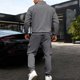 thumbnail image 5 of Kalauyu Men's Tracksuit 2 Piece Half Zipper Sweatsuit Sets Casual Jogging Athletic Suits, 5 of 9