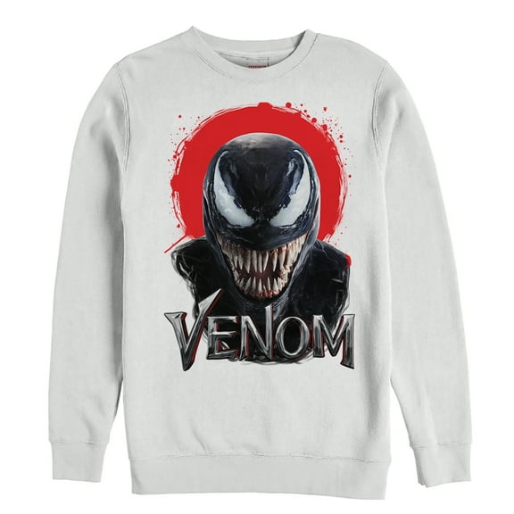 Men's Marvel Venom Film Halo  Sweatshirt White Medium