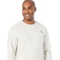 thumbnail image 3 of U.S. Polo Assn. Men's Classic Solid Crew Neck Sweatshirt, Oatmeal Heather, Small, 3 of 3