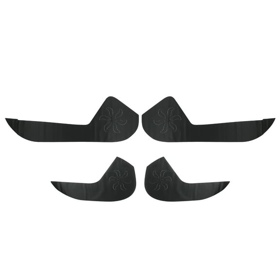 Leather Car Door Anti Kick Pad Sticker for Subaru Outback 2020-2025 Door Scratch Protector Anti-Kick Panel Door Side Edge Guard Protector Black