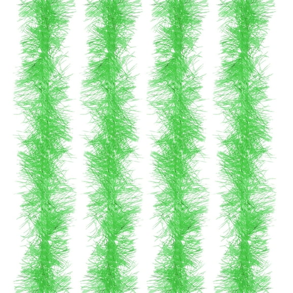 Uxcell 5Ft Feather Boa, 4 Pcs Artificial Fluffy Feather Boas Party Decorations for DIY Crafts, Wedding Costume, Christmas, Concert, Halloween, Home Decor, Fruit Green