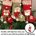 thumbnail image 2 of Inteprter calcetín de Navidad, decoración de árbol, bolsa de regalo de dulces, calcetines de dibujos animados, adorno, accesorio de fiesta, Kits de decoración para fiestas Papá Noel Inteprter HA069723-01, 2 of 6