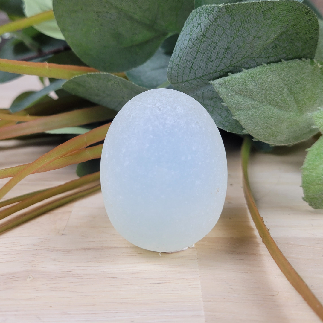 Opalite Egg  Unique Decorative Piece for Home, Spiritual Balance & Communication
