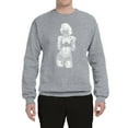 thumbnail image 2 of Sexy Tattooed Marilyn Monroe Pop Culture Unisex Crewneck Graphic Sweatshirt, Heather Grey, Large, 2 of 3