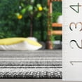 thumbnail image 6 of SAFAVIEH Beach House Jenelle Striped Indoor/Outdoor Area Rug, Gray/Charcoal, 5'3" x 7'6", 6 of 16