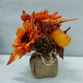 thumbnail image 6 of EUDIDV Halloween Decorations Halloween Decorations Artificial Sunflower Pumpkin Fall Thanksgiving Scene Decoration Ornaments Sale Clearance, 6 of 6
