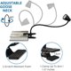 thumbnail image 4 of Clip de luz led de 8,5cm - negro Adepaton 2035221-1, 4 of 9