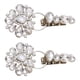 thumbnail image 2 of Botón de imitación de aleación para decoración de ropa, de , hebilla de diamante, accesorio de , Plata Macarena Botones de costura, 2 of 7