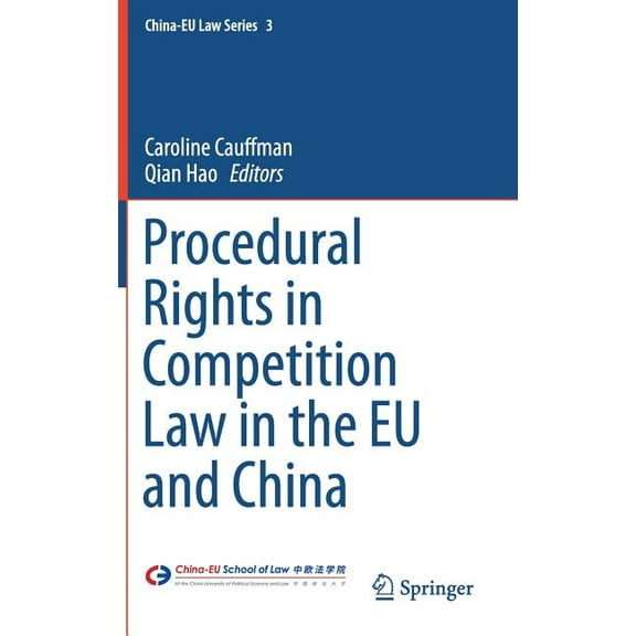 China-Eu Law Procedural Rights in Competition Law in the EU and China, Book 3, (Hardcover)
