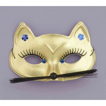 1/2 MASK-GOLD PANTHER