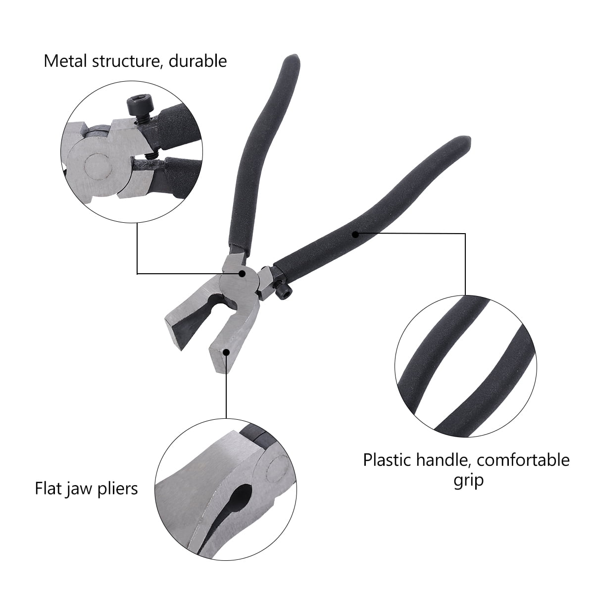 YOSADIER Professional Pliers Tool Pliers Metal 1Set