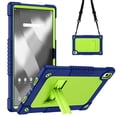 thumbnail image 2 of FIEWESEY For Walmart Onn 12.1 inch Tablet Pro 2024 Model Case/Onn 12.1 inch Tablet Pro(100146663) Soft Silicone Case Kids Friendly with Shoulder Strap Stand for Onn 12.1" Tablet Pro 2024 - NavyGreen, 2 of 8