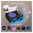 thumbnail image 3 of Lecteur CD Rétro Portable avec Bluetooth Stéréo - Haut-Parleur Intégré Radio FM Carte USB/TF, 3 of 5