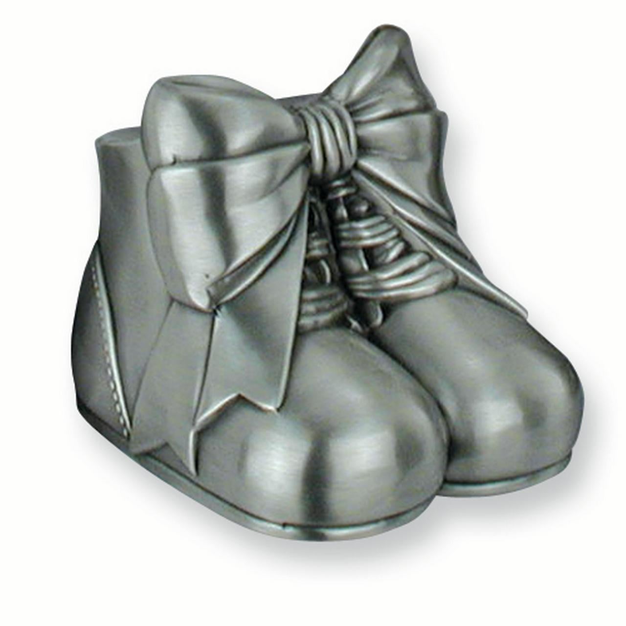 pewter baby shoes