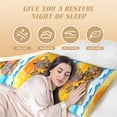 thumbnail image 4 of Bingfone Body Pillow Cover Long Pillow Case With Zipper Decorative Bedding Pillowcase 20"X54" Soft Cushion Pillow Case For Bedroom-Animals On Noah'S Ark1, 4 of 8