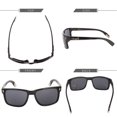 thumbnail image 4 of MEN DARK LENS GANGSTER BLACK OG SUNGLASSES LOCS BIKER GLASSES USA, 4 of 7