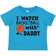 thumbnail image 3 of Inktastic I Watch Basketball with Daddy Boys Toddler T-Shirt, 3 of 5