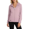 thumbnail image 3 of AnuYalue Womens Plus Size Softshell Jacket Casual Sun Peotection Hoodie Full Zip Sunscreen Jackets Outdoor Hiking Tops, 3 of 10