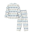 thumbnail image 2 of Rateoe Sea Turtle Pattern Womens Pajamas Set Long Sleeve Sleepwear Button Down Nightwear Soft Cotton Pj Lounge Sets, 2 of 9