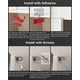 thumbnail image 3 of Cabinet Door Magnet Set of 2 Ultra Thin Magnetic Latch Strong Cabinet Magnet for Drawer Door Closer, Cabinet, Furniture, Silver, 3 of 3