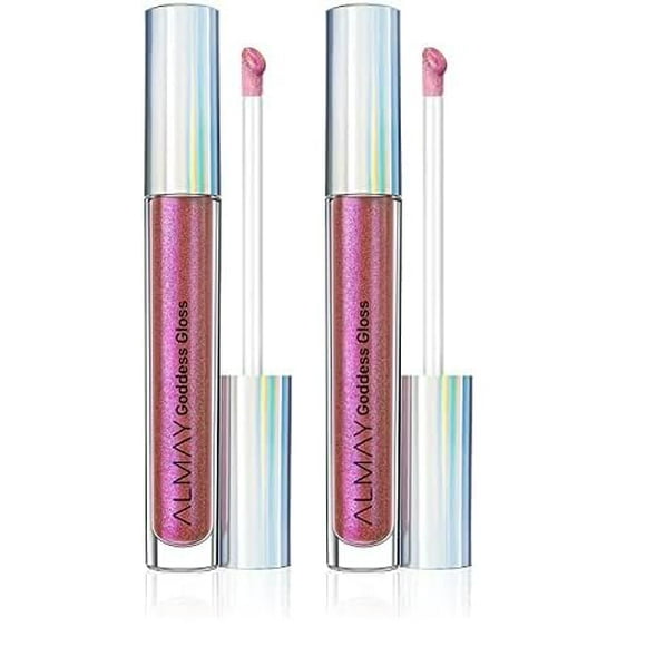Brillo de labios Almay Holographic Glitter Finish 700 Flame 26 ml x2