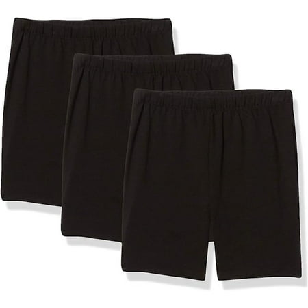 My Way Girls Biker Shorts Kids Cotton Athletic Shorts for Sports and Under Dresses 3 Pack Black price history on PriceWatchPro