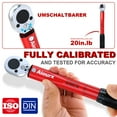 thumbnail image 4 of Aiourx, 1/4 inch Click Torque Wrench 11 Piece, 4 of 6