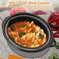 thumbnail image 4 of HLONK Silicone Slow Cooker Liner for 7-8QT Pot Slow Cooker Silicone Insert Leakproof Heat Resistant Dishwasher Safe Silicone Cooking Liner, 4 of 10