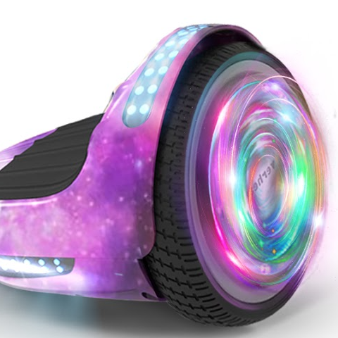 Skate Elétrico Hoverboard 6,5 Led Alça Grande Fogo Água 27100