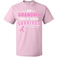 thumbnail image 3 of Inktastic My Grandma is a Survivor Breast Cancer Awareness T-Shirt, 3 of 5