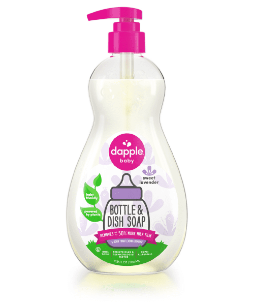 Dapple Baby Bottle and Dish Soap for Baby Products, Sweet Lavender Liquid Soap, 16.9 fl oz