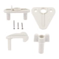 thumbnail image 3 of NUOLUX 1 Set of Marine Universal Pontoon Replacement Boat Gate Door Latch (White), 3 of 6