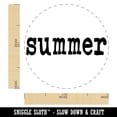thumbnail image 2 of Summer Fun Text Self-Inking Rubber Stamp Ink Stamper - Green Ink - Medium 1 Inch, 2 of 7