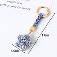 thumbnail image 4 of Llavero de cristal con forma de estrella, llaveros de pulsera para mujer, dije para bolso, llavero para mujer y niña, regalo, 4 of 5