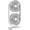 White, variant on Head Desk Fan Rechargeable Three Speed Air Circulator Cooling Device for Home Office TabletopBlack