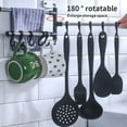 thumbnail image 3 of Kitchen Utensil Organizer Stainless Steel Rack Rail Wall Mounted Hanger Kitchen Utensil Rack Wall Mount Kitchen Utensil Holder, 3 of 6