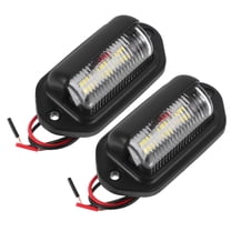 FONDOTIN Led Truck Lights Black 2PCS