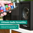 thumbnail image 3 of Electrohome Huntley Powered Bookshelf Speakers with Built-in Amplifier and 3" Drivers for Turntable, TV, PC and Wireless Music Streaming featuring Bluetooth 5, RCA and Aux (EB10B), 3 of 9