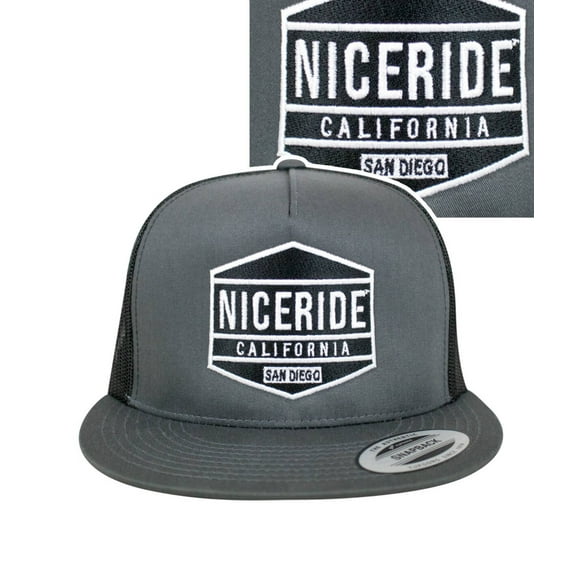 "Good Times" Gray Trucker Snapback Hat For Adult men & Women