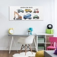 thumbnail image 3 of Stupell Industries Bohemian Industrial Construction Trucks Canvas Art, 40 x 17, by Christine Simpson Art, 3 of 8