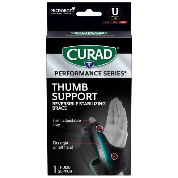 CURAD Performance Series Thumb Support, Reversible, Universal, 1 count