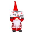 thumbnail image 1 of Injueey Muñeca de Navidad, decoración bonita, adorno de fiesta, juguete para niños, sofá, fondo decorativo para el hogar, dormitorio, oficina Kits de decoración para fiestas Rojo Injueey HA069298-01, 1 of 6