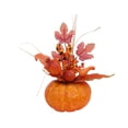 thumbnail image 2 of Centros de mesa artificiales para decoración de fiestas, arreglos florales artificiales, decoración de Acción de Gracias de otoño para adornos de Macarena  Escultura de calabaza, 2 of 8