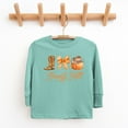 thumbnail image 2 of Coquette Howdy Fall - Youth Long Sleeve Graphic T-Shirt and Toddler Long Sleeve Graphic Tee, 2 of 12