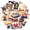 1A, variant on Faith Stationery Stickers Holy Teacher Reward Stickers Biblical Kids Stickers Toy for Luggage Laptop Suitcase