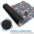 thumbnail image 6 of Long Mouse Pads for Desk,Border Collie Dog and Flower Florals Desk Mats on Top Of Desks, Desk Mouse Pad Extra Large with 3mm Non-Slip Base and Stitched Edge for Gaming,Office,Work,Home 31.5"x11.8", 6 of 6